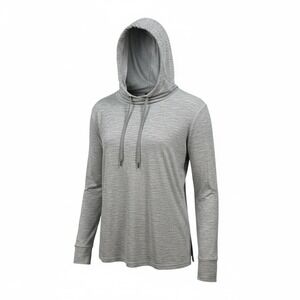 Old Navy Breathe On Go Dry Long Sleeve Hoodie Heather Gray Active Wear Large